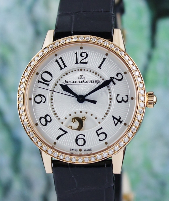 (image for) JLC Rendez-Vous Day & Night 18K Rose Gold Automatic Watch / Q3442420.